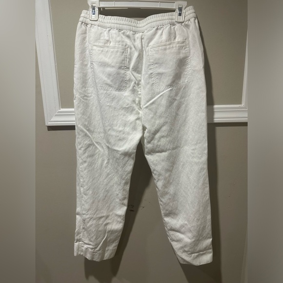 Banana Republic White Track Pants - Picture 3 of 3